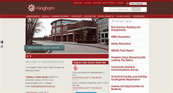 Desktop Screenshot of hinghamschools.com